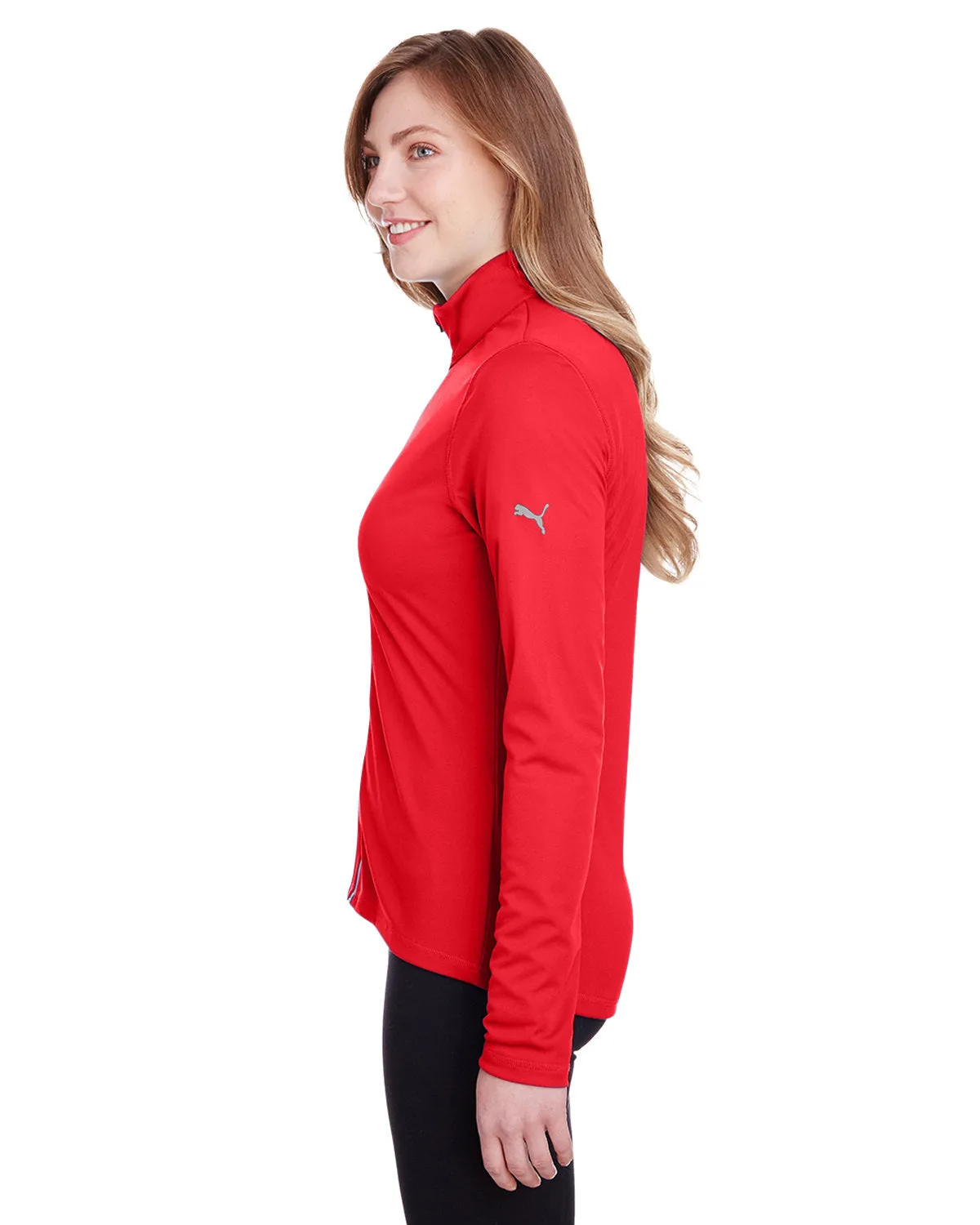 Puma Golf Ladies Icon Full-Zip, High Risk Red