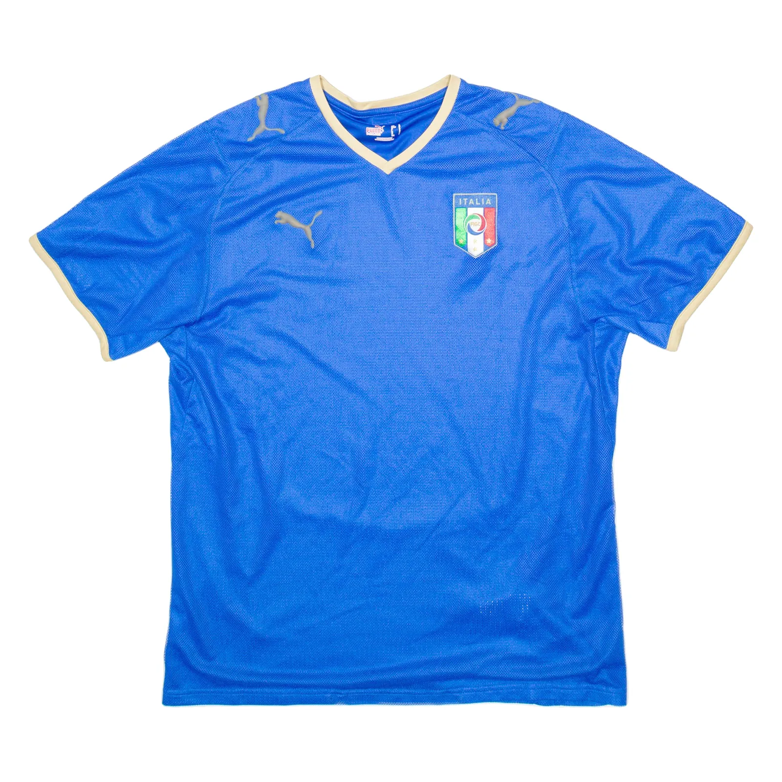 PUMA Italia Mens Football Shirt Jersey Blue L