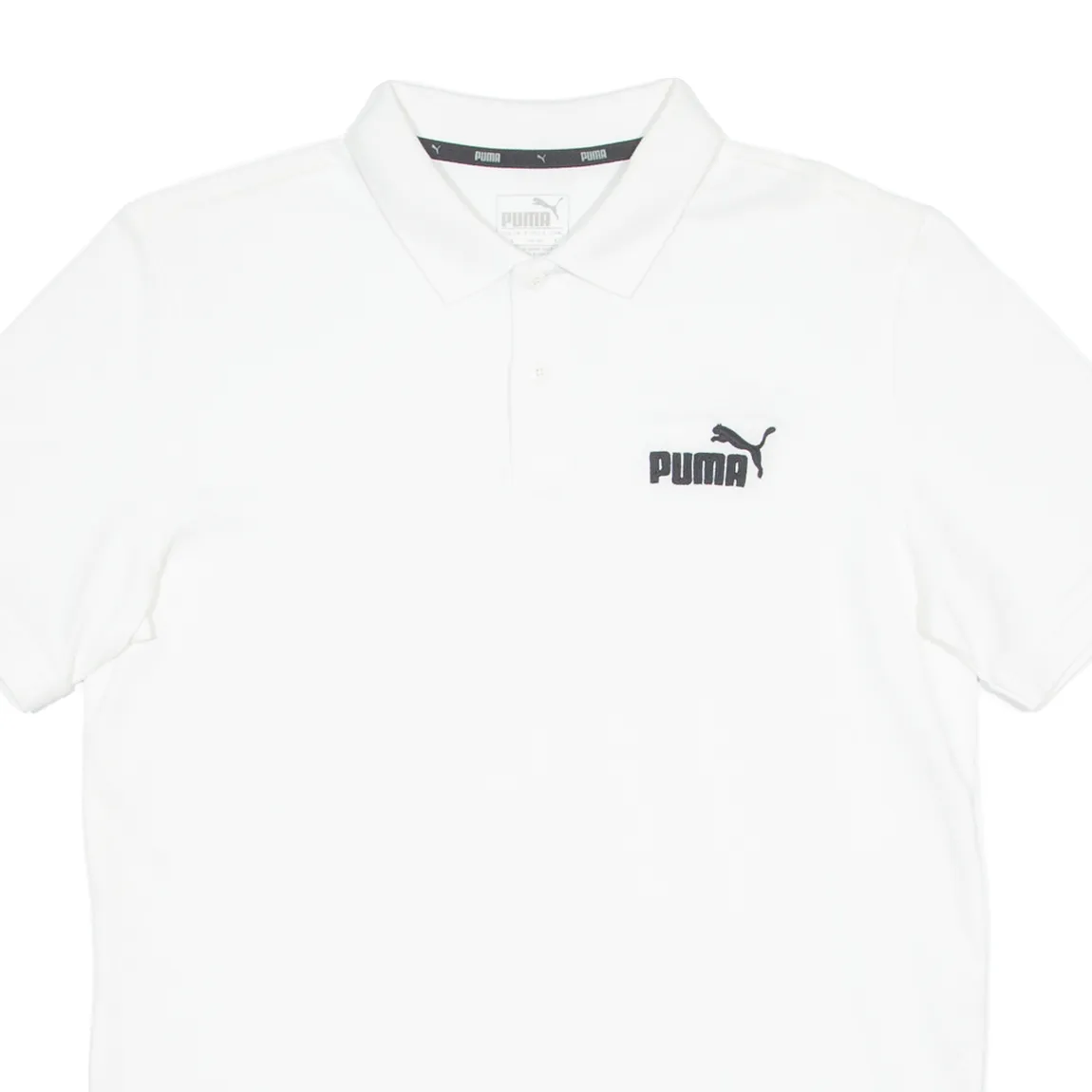 PUMA Mens Polo Shirt White S