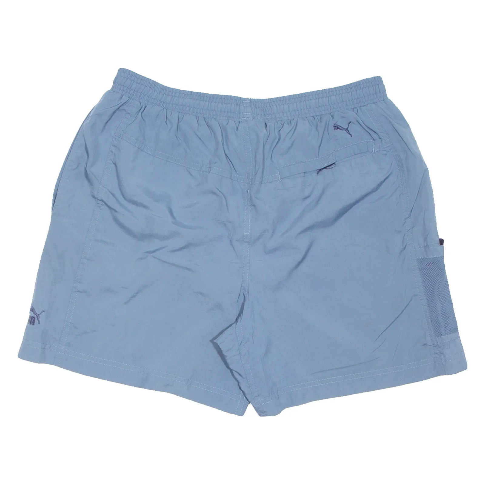 PUMA Mesh Lined Mens Swimming Shorts Blue L W30