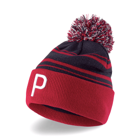 Puma P Removable Pom Men's Beanie - Navy