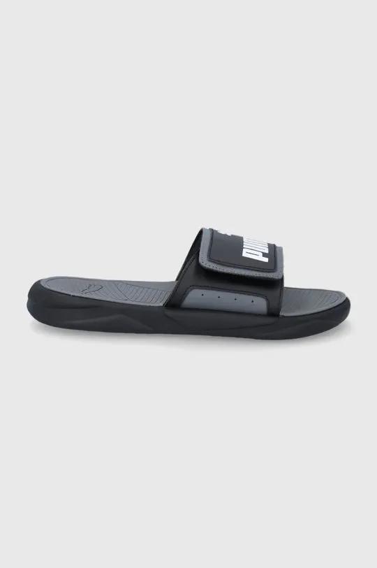 Puma sliders men's black color