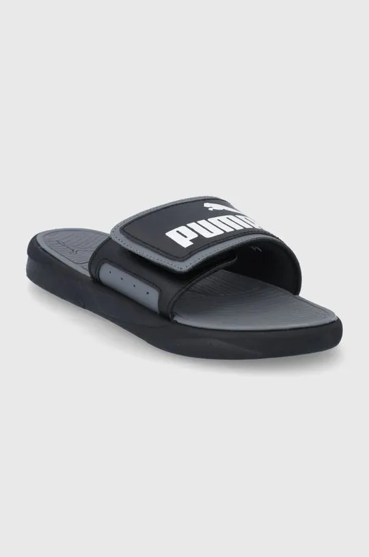 Puma sliders men's black color