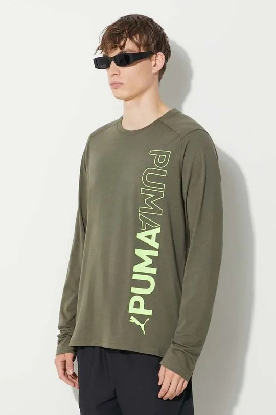 Puma T-shirt 520900 menﾒs green color