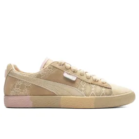 Puma x Dapper Dan Clyde Pre-Game Runway Women's - Croissant/Rose Dust