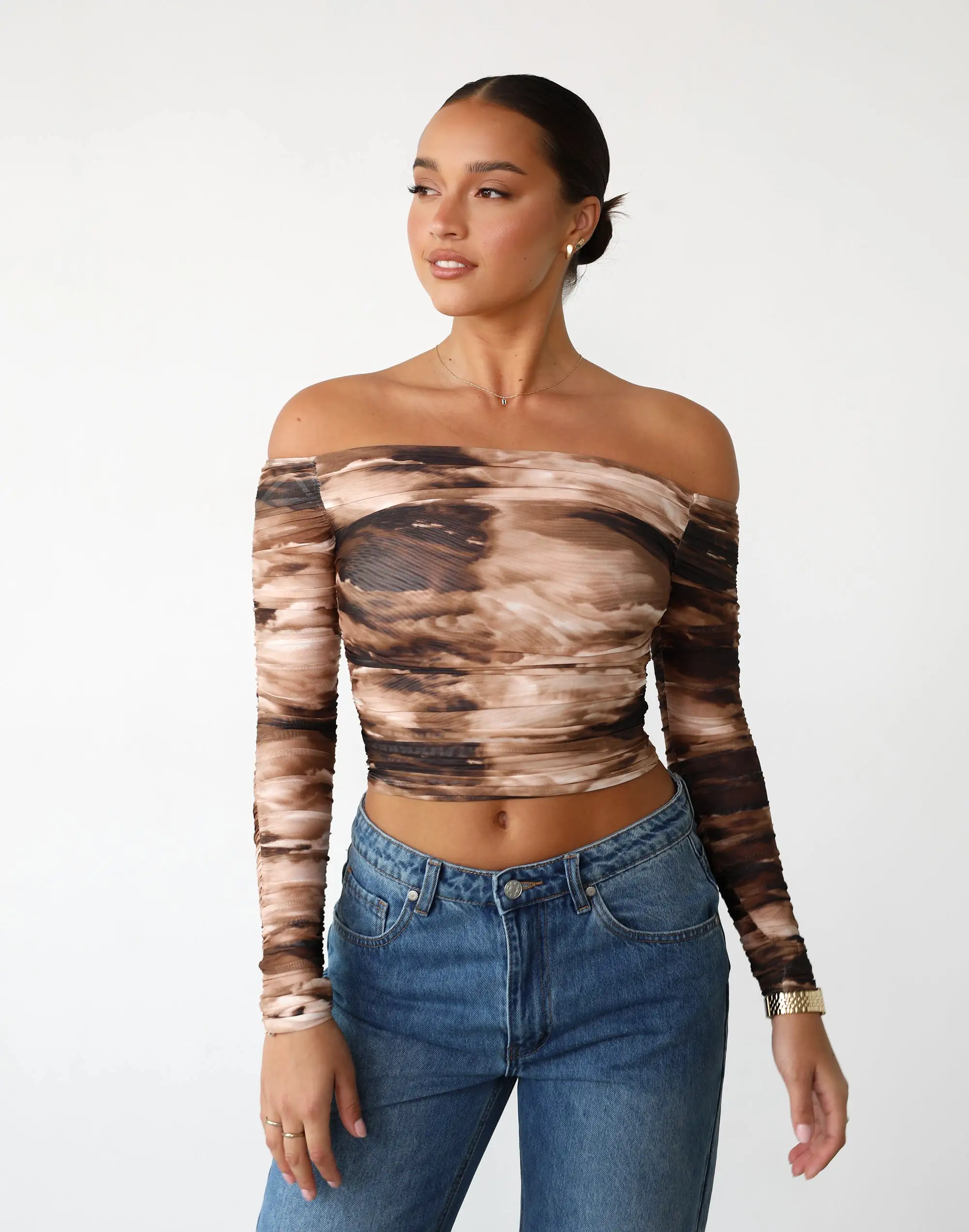 Shelley Top (Storm Print)