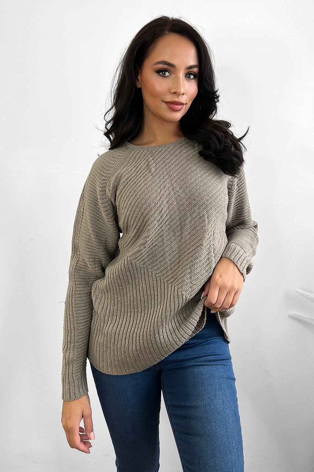 Slouchy Fit Classic Knit Pullover