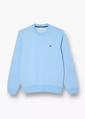 Sweat-shirt Lacoste iconique bleu ciel