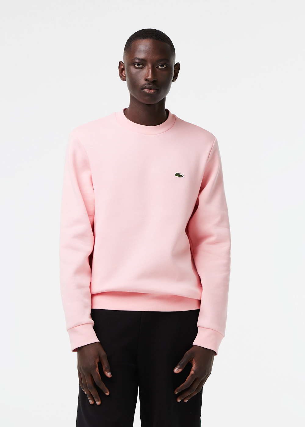 Sweat-shirt Lacoste iconique rose