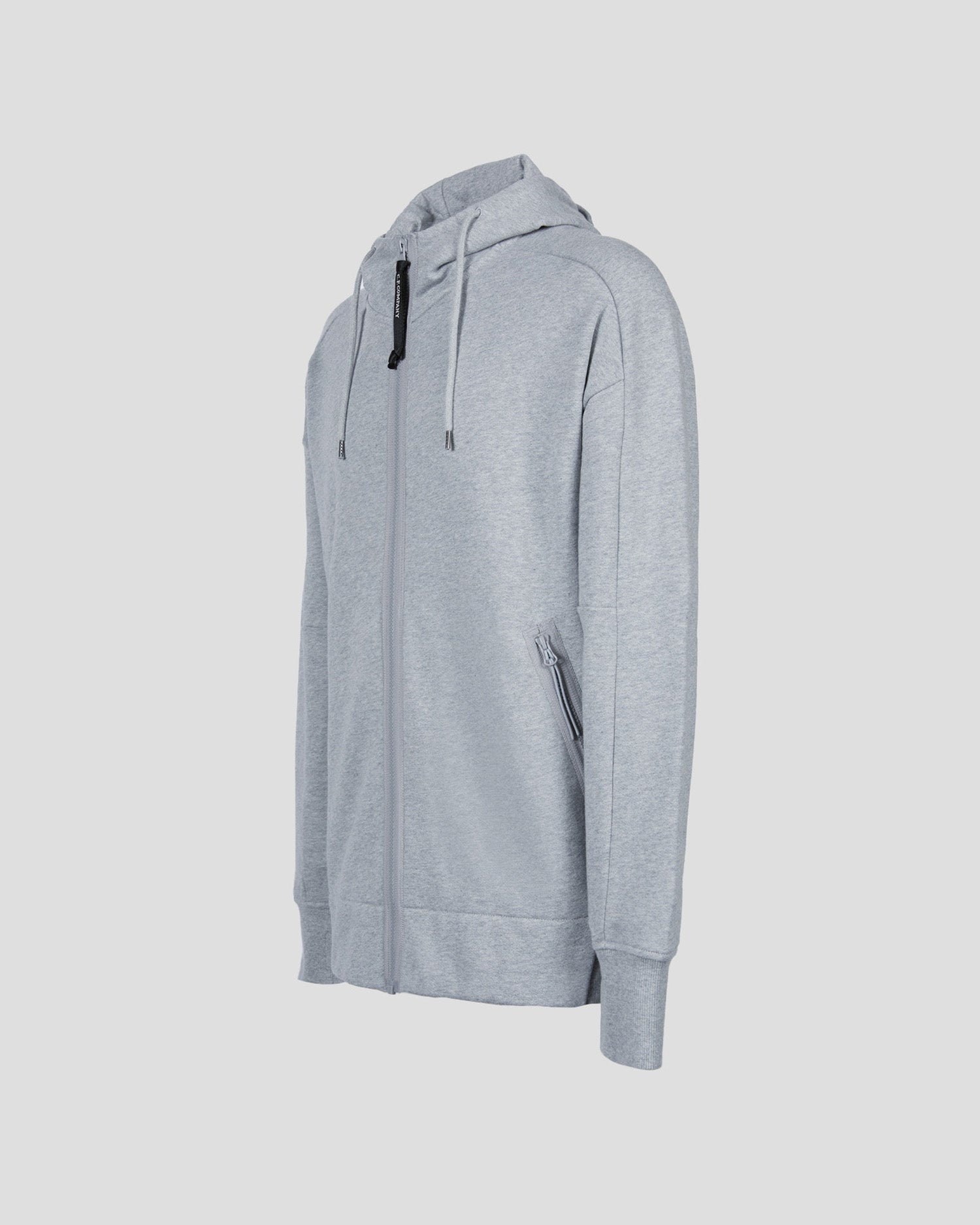 Sweat-shirt zippé C.P. Company goggle gris