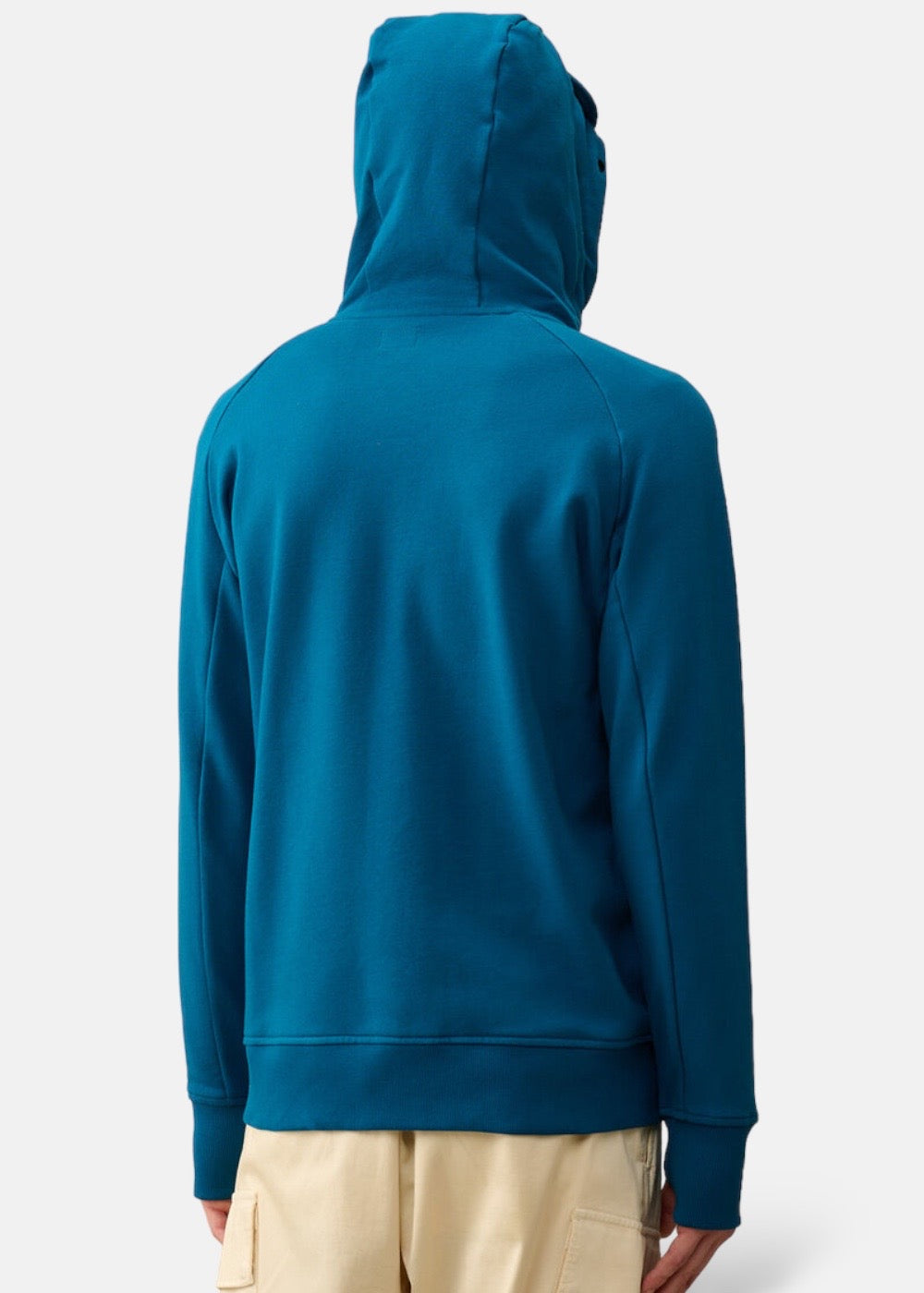 Sweat-shirt zippé C.P. Company goggle ink bleu