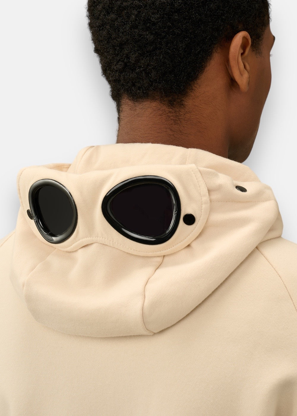 Sweat-shirt zippé C.P. Company goggle pistachio