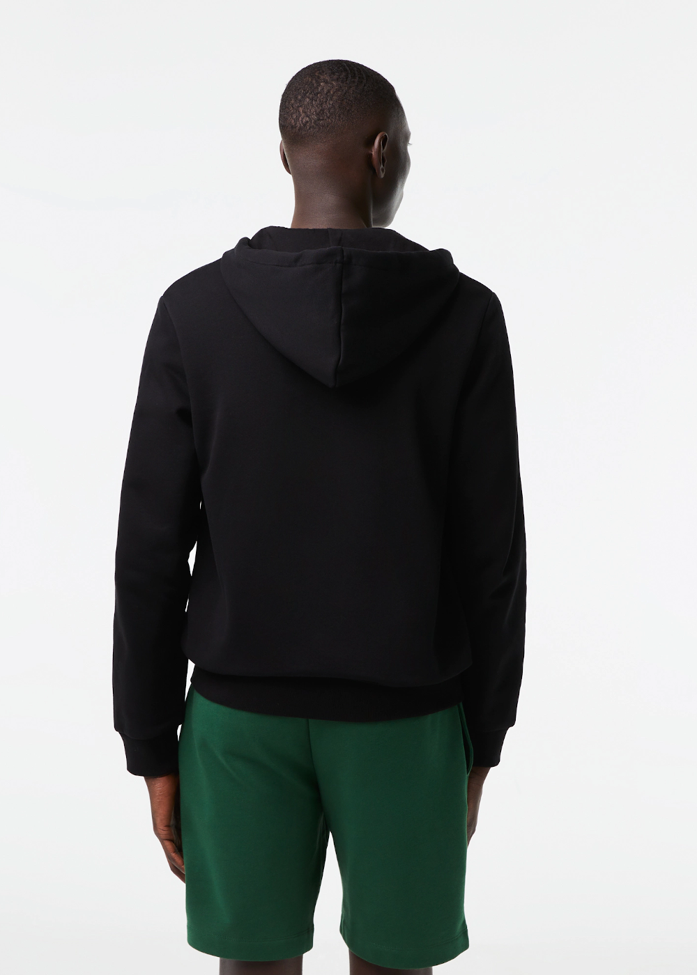 Sweat-shirt zippé Lacoste noir