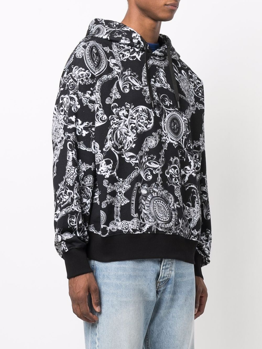 Sweat-shirt à capuche Versace  baroque