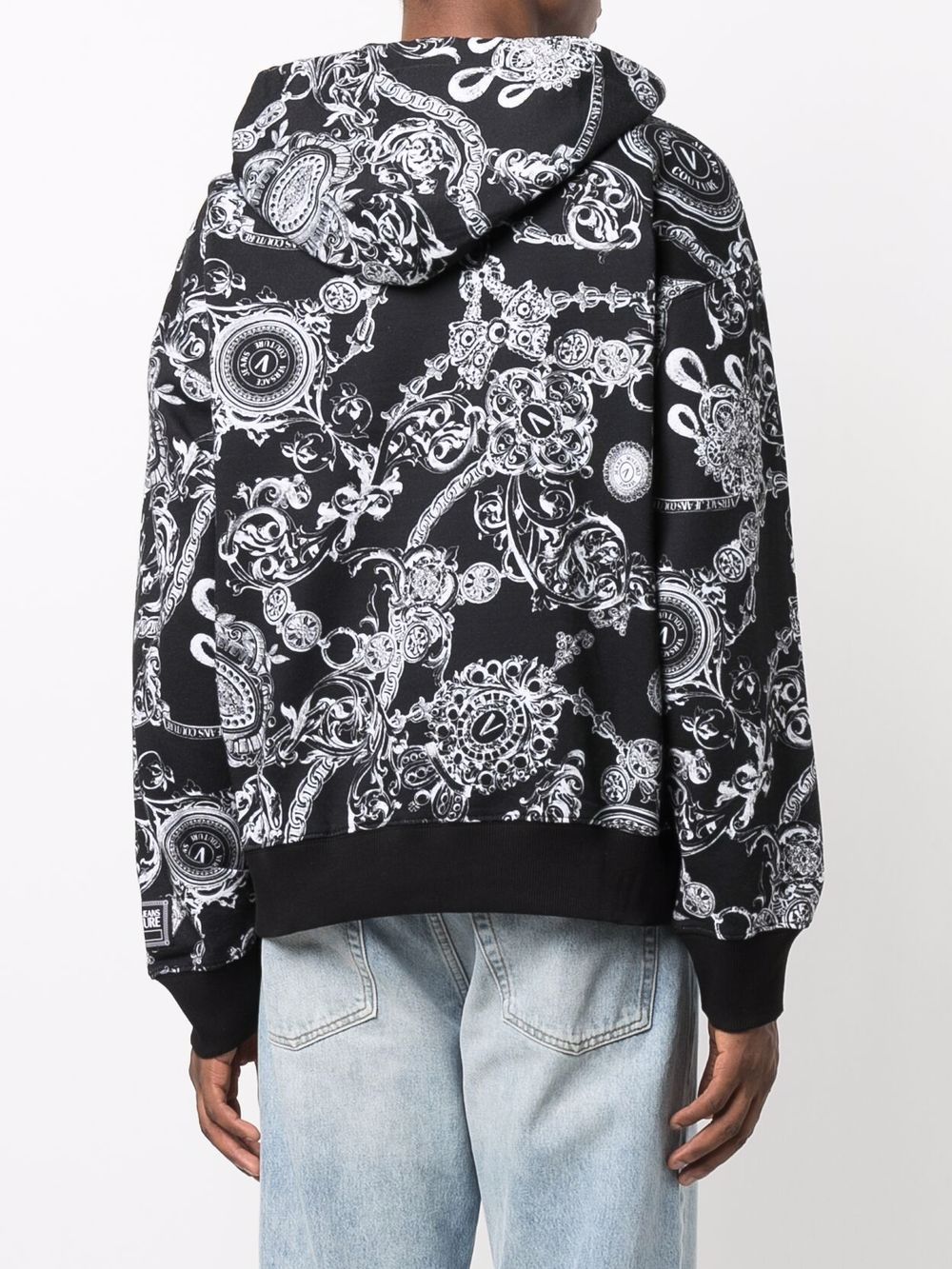 Sweat-shirt à capuche Versace  baroque