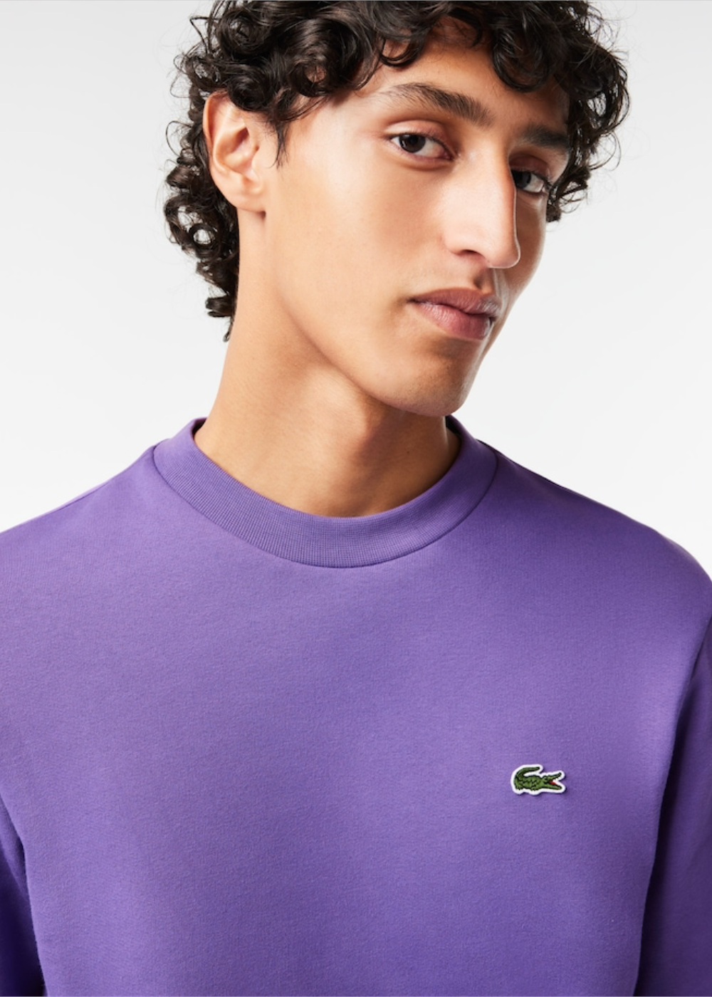 Sweatshirt  Lacoste iconique violet