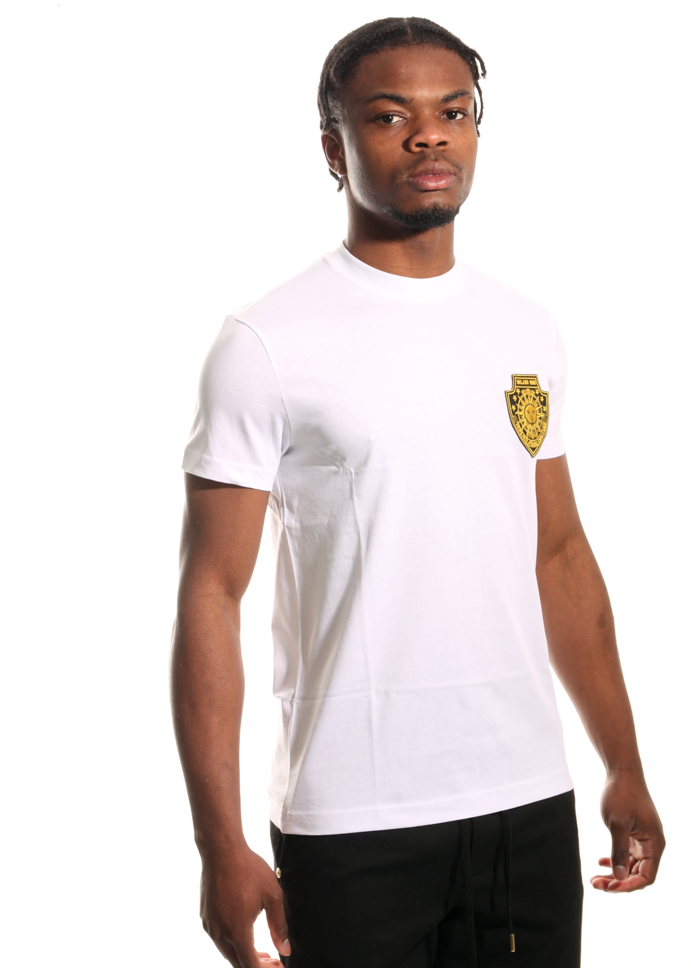 T-shirt Versace  patch blanc