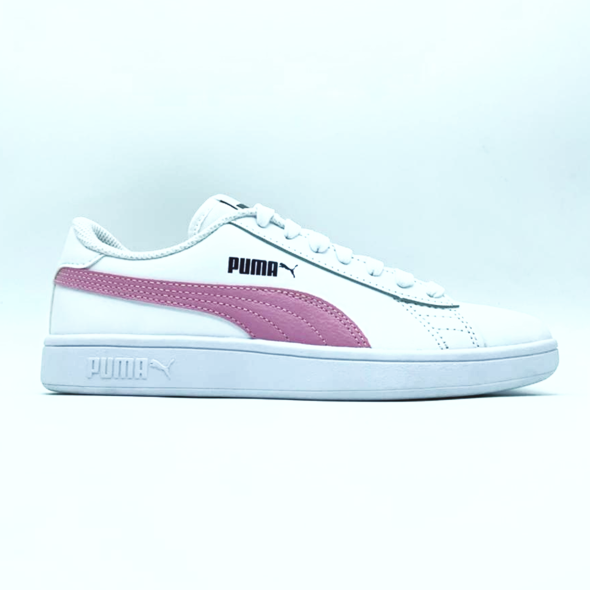 Tenis Puma Smash V2 Blanco Para Mujer