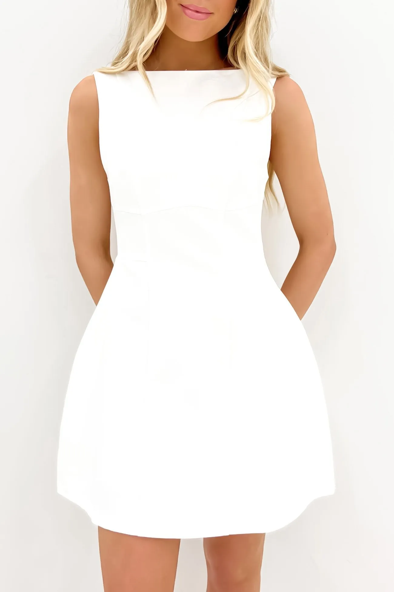 Tiegan Mini Dress White