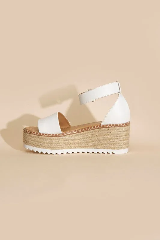 TUCKIN PLATFORM ESPADRILLE SANDALS