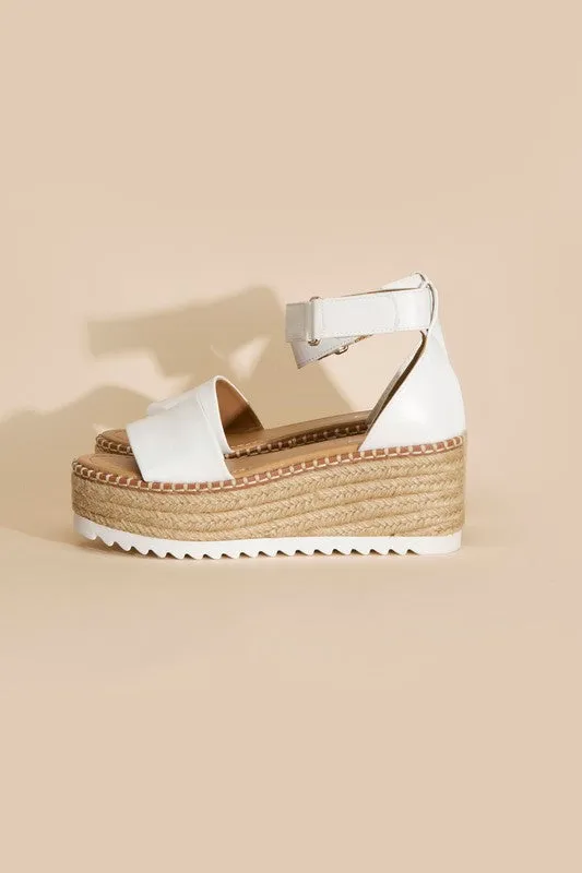 TUCKIN PLATFORM ESPADRILLE SANDALS