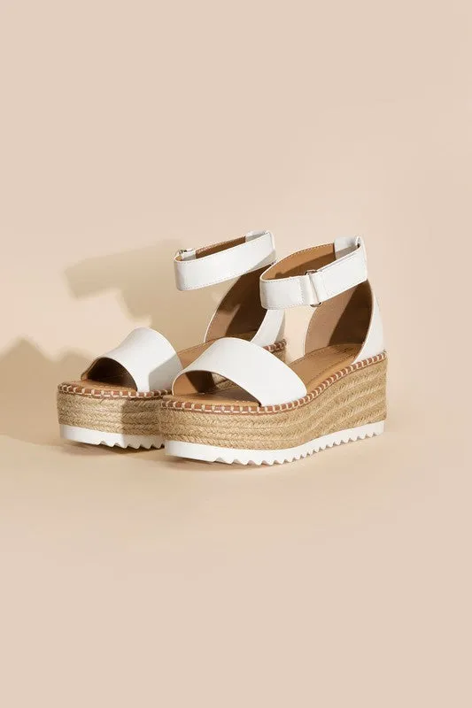 TUCKIN PLATFORM ESPADRILLE SANDALS