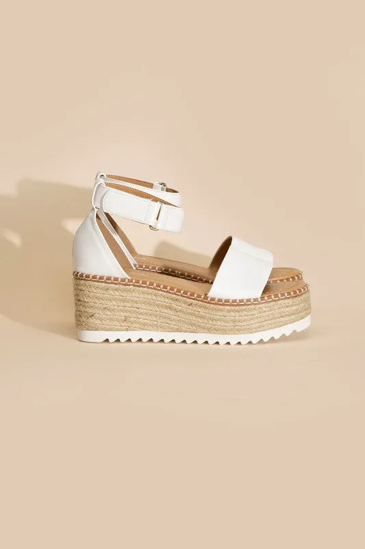 TUCKIN PLATFORM ESPADRILLE SANDALS