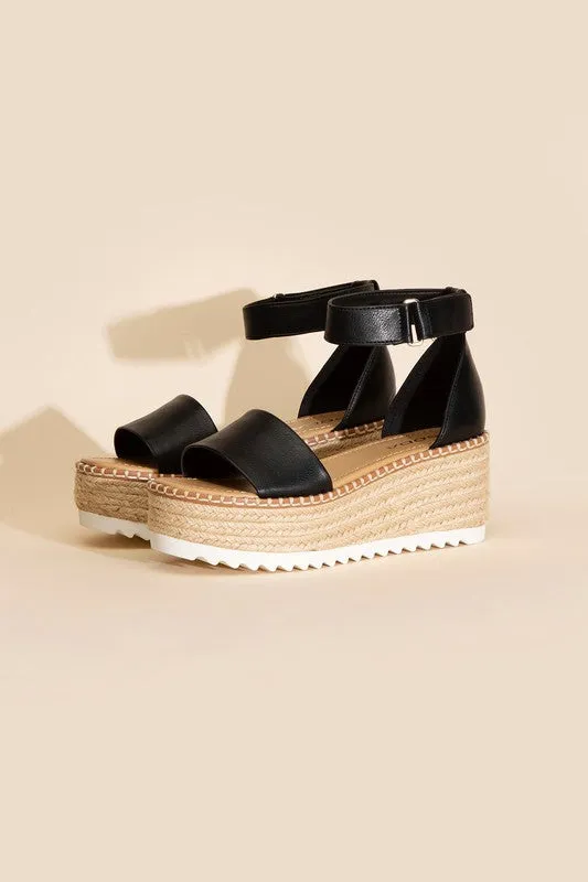 TUCKIN PLATFORM ESPADRILLE SANDALS