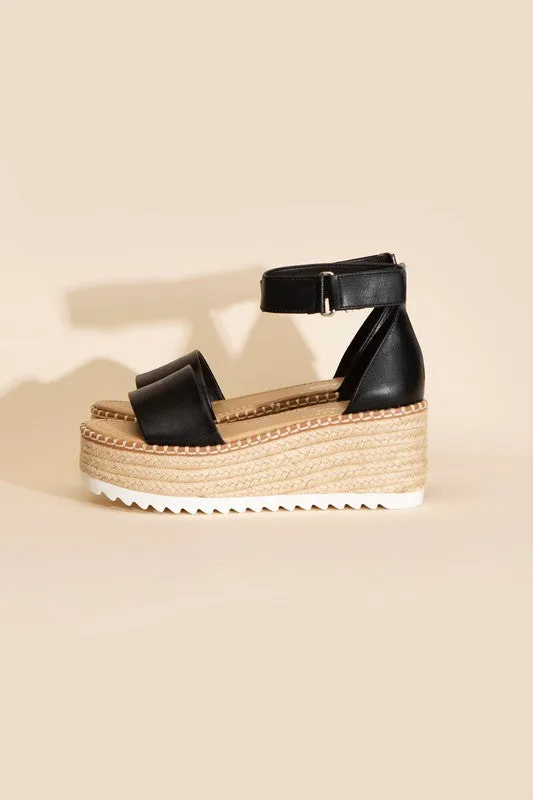 TUCKIN PLATFORM ESPADRILLE SANDALS