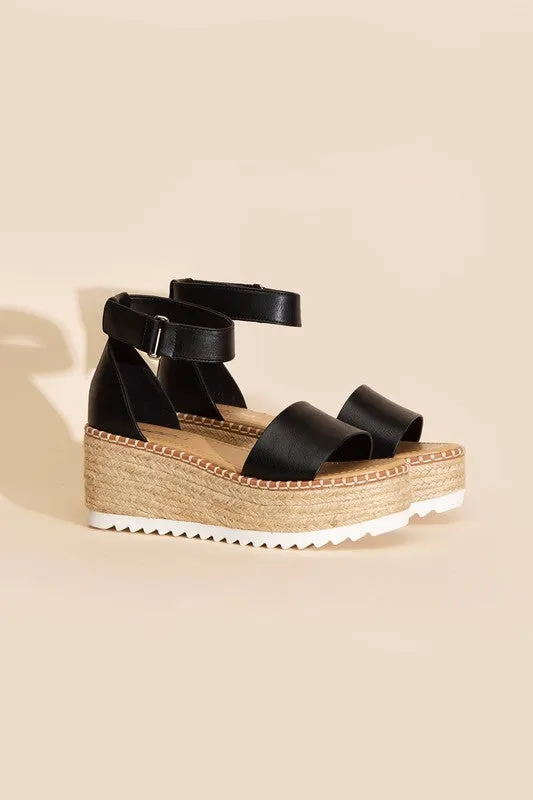 TUCKIN PLATFORM ESPADRILLE SANDALS