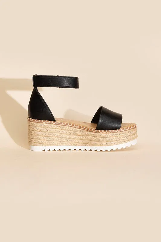 TUCKIN PLATFORM ESPADRILLE SANDALS