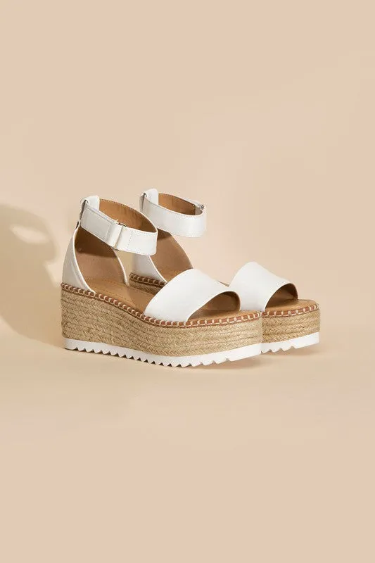 TUCKIN PLATFORM ESPADRILLE SANDALS