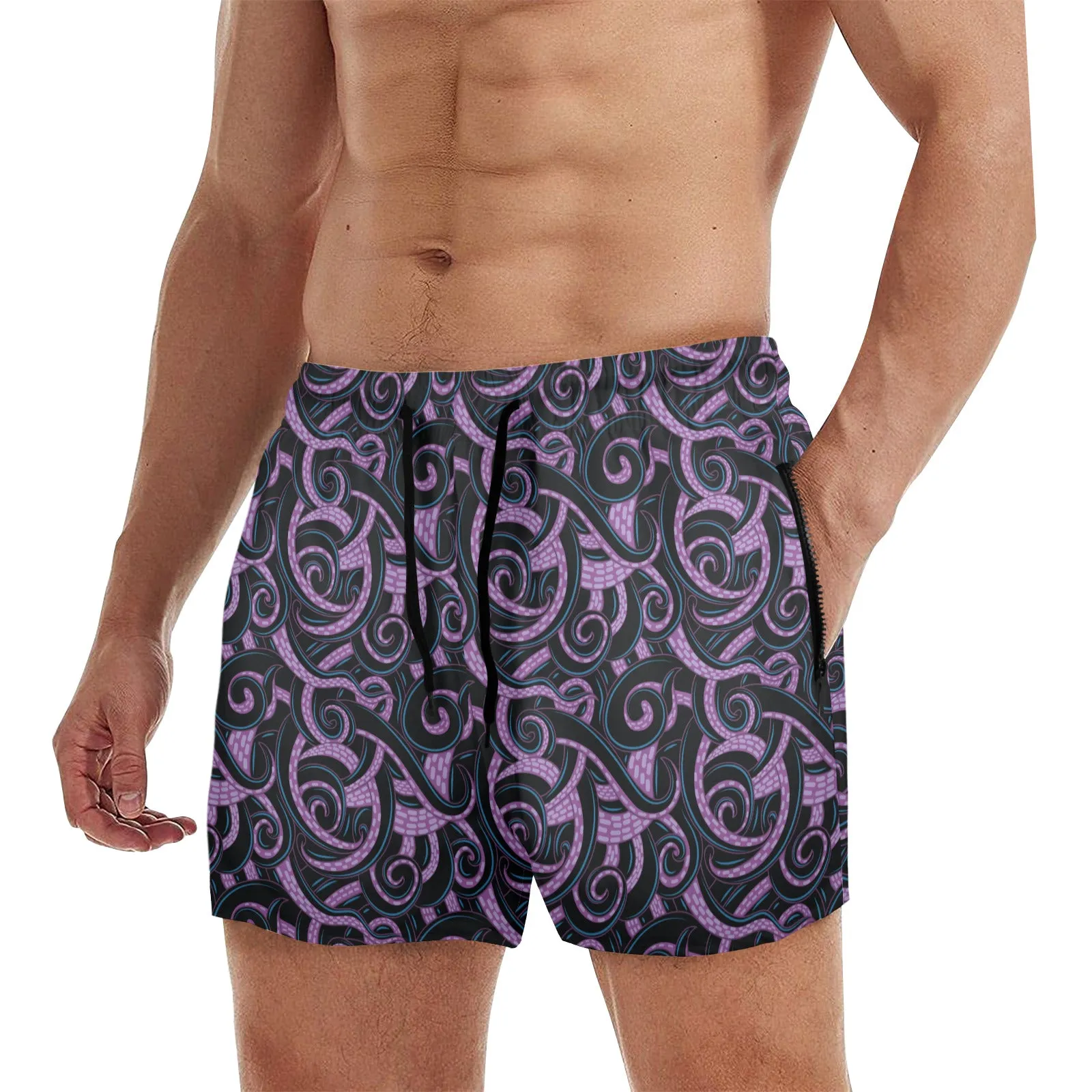 Ursula Tentacles Men's Quick Dry Athletic Shorts