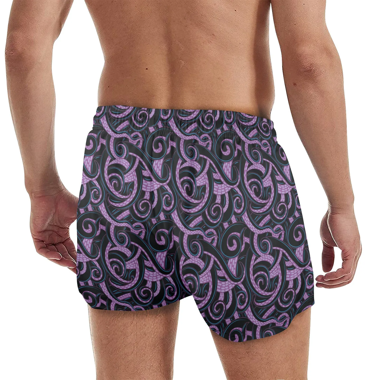 Ursula Tentacles Men's Quick Dry Athletic Shorts