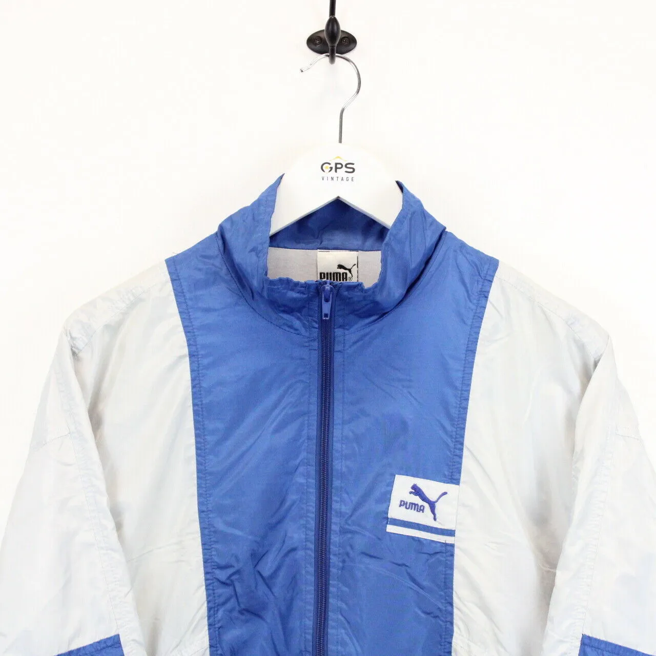 Vintage 90s PUMA Track Top Blue | Medium