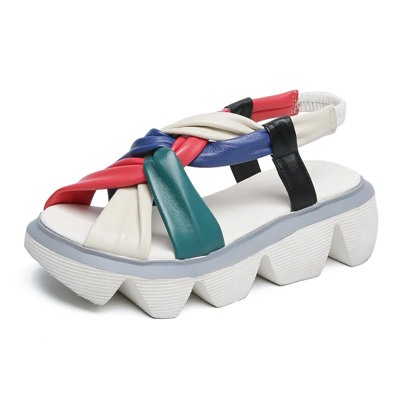 Women Colorful Platform Comfort Sandals 