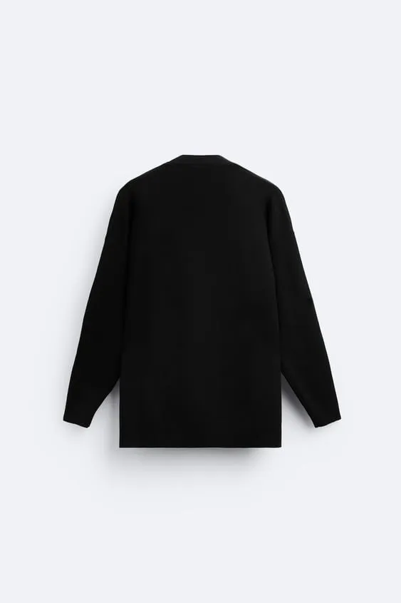 ZARA  |Plain Logo Cardigans